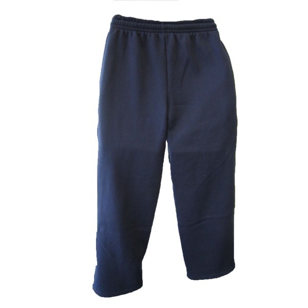 FLEECY TRACKPANTS WITH PIPING﻿