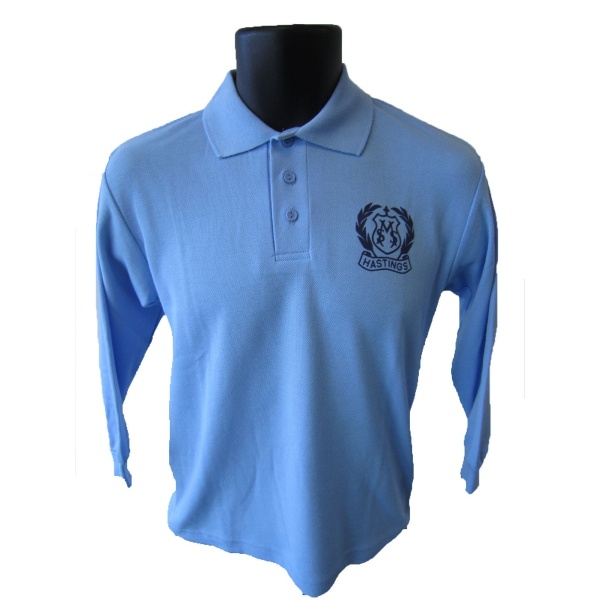 LONG SLEEVE POLO SHIRT