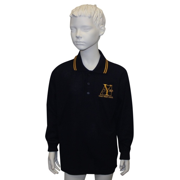 LONG SLEEVE POLO SHIRT