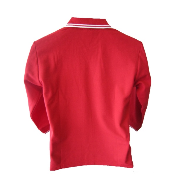 LONG SLEEVE POLO SHIRT﻿