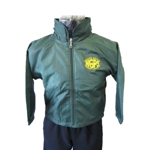 WATERPROOF SPRAY JACKET WITH POLAR FLEECE LINING