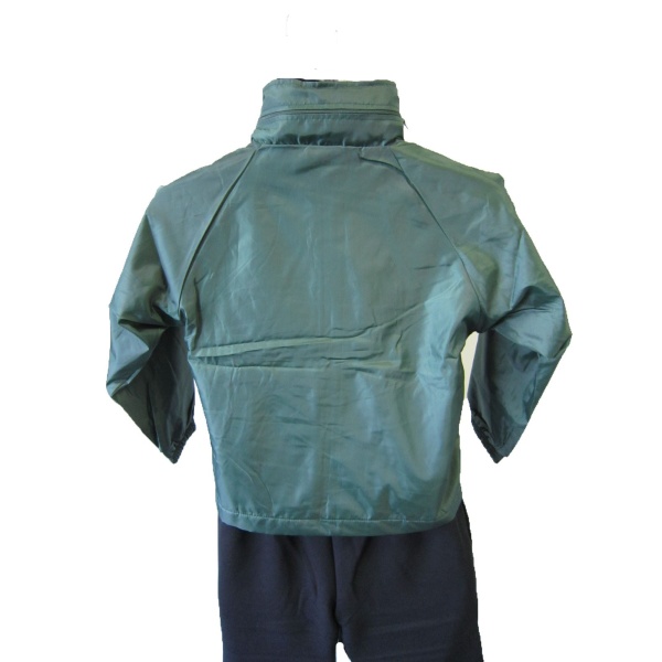 WATERPROOF SPRAY JACKET WITH POLAR FLEECE LINING