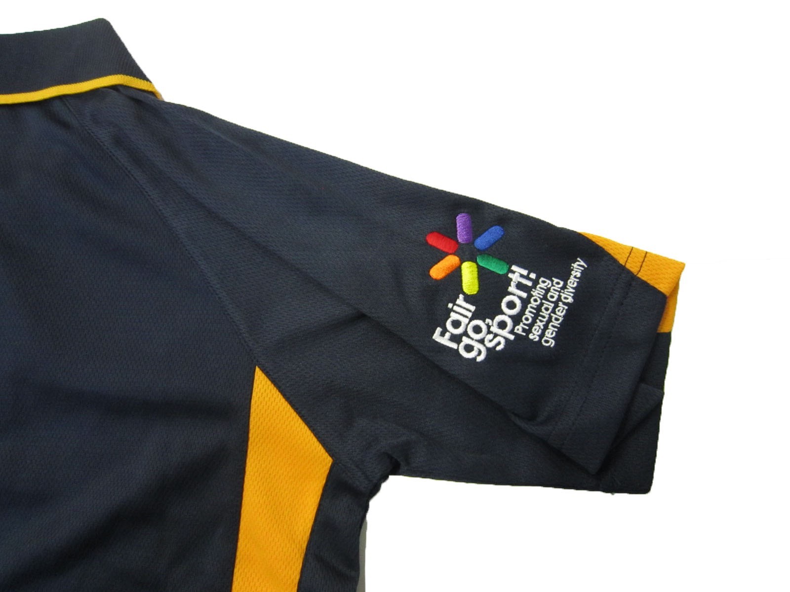 SPORTS MESH CONTRAST PANELS SPORTS TOP - Beleza School Uniforms