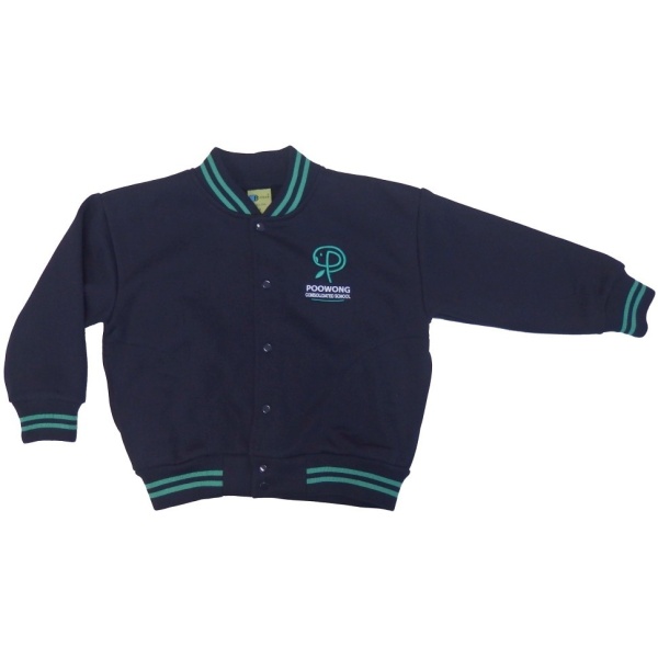FLEECE BOMBER JACKET FRONT
