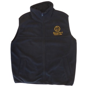 POLAR FLEECE VEST (NAVY) FRONT