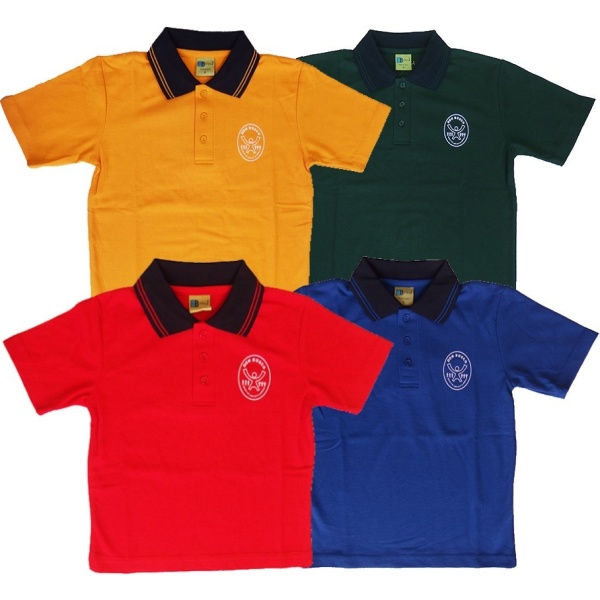 SPORTS HOUSE TEAM SHORT SLEEVE POLO PIQUE TOP