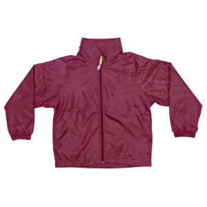 POLAR FLEECE LINED SPRAY JACKET (MAROON)