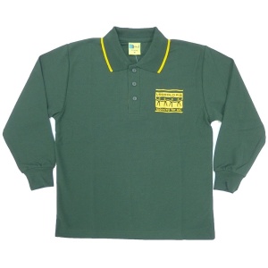 LONG SLEEVE POLO PIQUE SHIRT