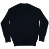 POLY COTTON KNITTED V-NECK JUMPER