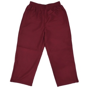 Maroon tracksuit store pants school