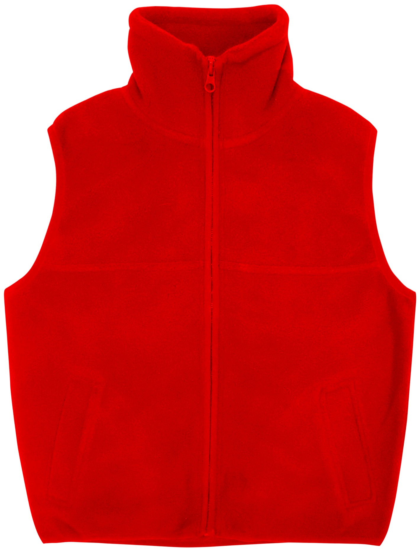 Red fleece vest deals