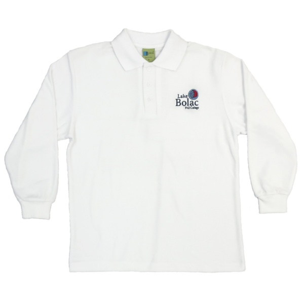 YOUTH LONG SLEEVE POLO SHIRT FRONT