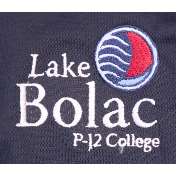 SPORTS POLO WITH MESH CONTOUR PANEL LOGO