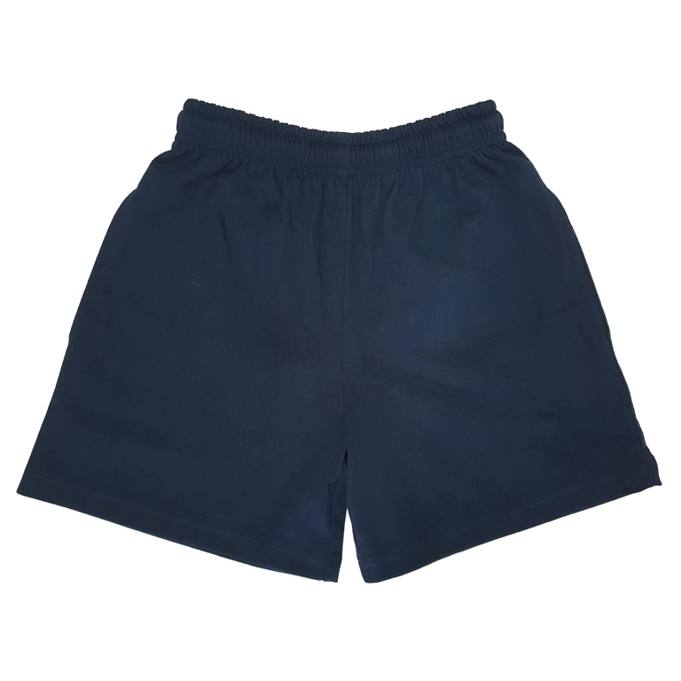 NAVY HEAVY COTTON RUGBY SHORTS Beleza School Uniforms