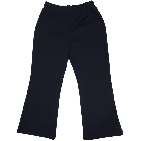 GIRL'S POLY COTTON BOOTLEG PANTS BACK