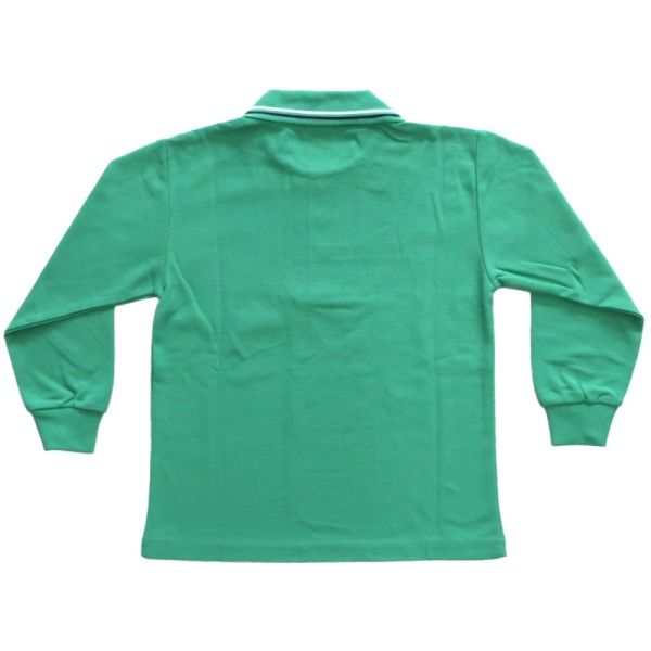 LONG SLEEVE POLO SHIRT BACK