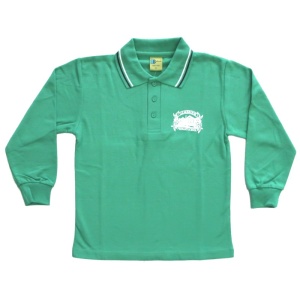 LONG SLEEVE POLO SHIRT FRONT