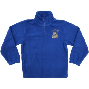 HALF ZIP POLAR FLEECE RUGBY TOP