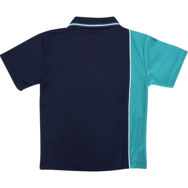 SHORT SLEEVE SPORTS MESH CONTRAST TOP