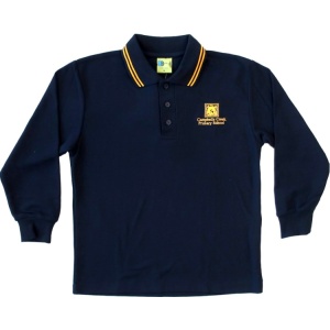 LONG SLEEVE POLO PIQUE SHIRT