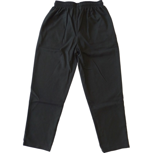 GABERDINE PANTS WITH SIDE ZIP POCKET