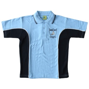 SHORT SLEEVE POLO PIQUE SPORTS MESH TOP