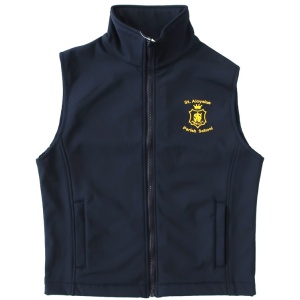 SOFT SHELL VEST WITH POLAR FLEECE LINING