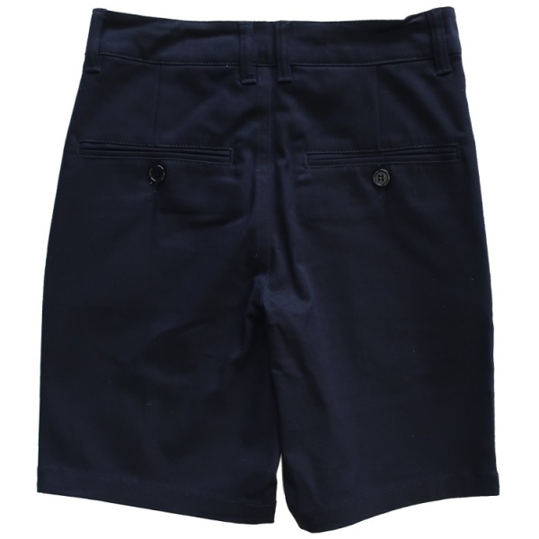 BOYS TAILORED CHINO SHORTS WITH INTERNAL ZIP-POCKET