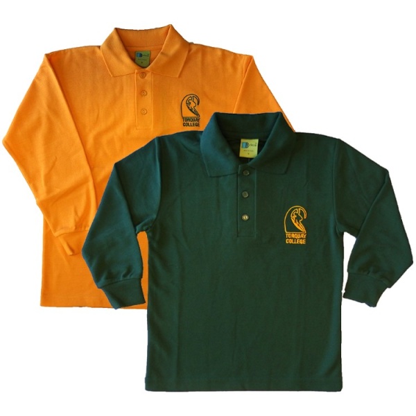 LONG SLEEVE POLO SHIRT