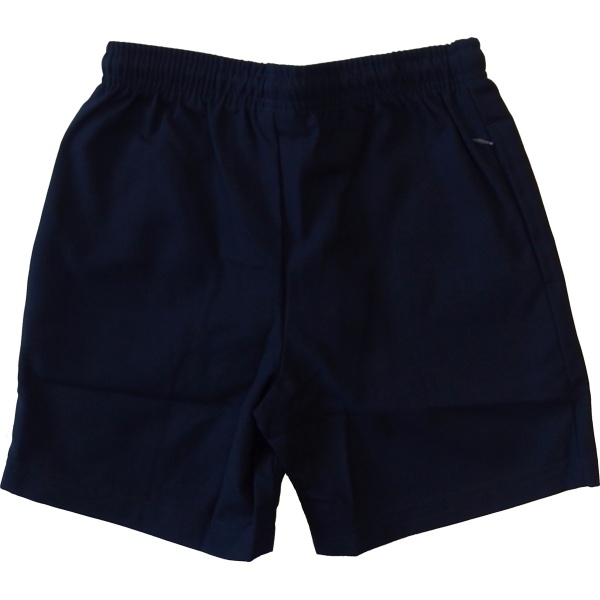 GABERDINE SHORTS WITH A CONCEALED POCKET