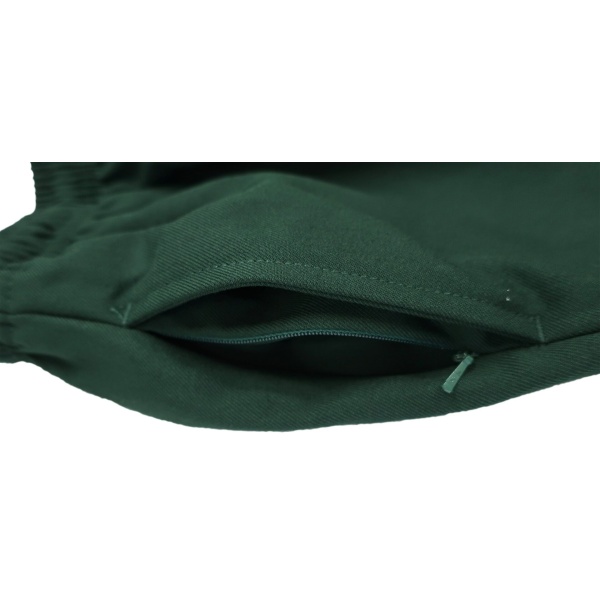 SURF STYLE GABERDINE PANTS WITH INTERNAL ZIP-POCKET