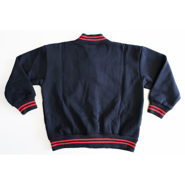 SUPER FLEECE STUDDED BOMBER JACKET