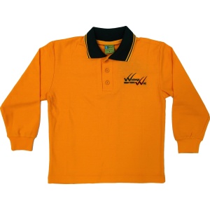 LONG SLEEVE POLO TOP