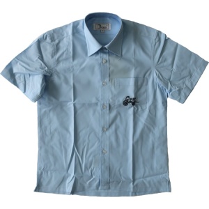 SHORT SLEEVE SHIRT WITH OPEN SIDE SPLITS