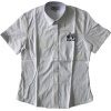 GIRL'S ELASTINE SHORT SLEEVE BLOUSE
