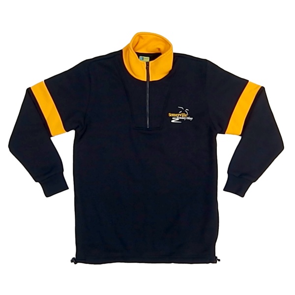 HALF ZIP RUGBY TOP