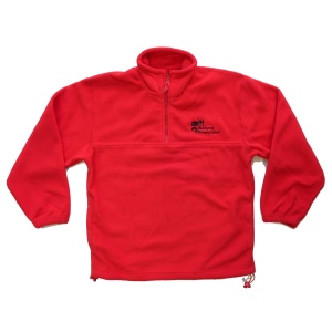 POLAR FLEECE HALF ZIP RUGBY TOP