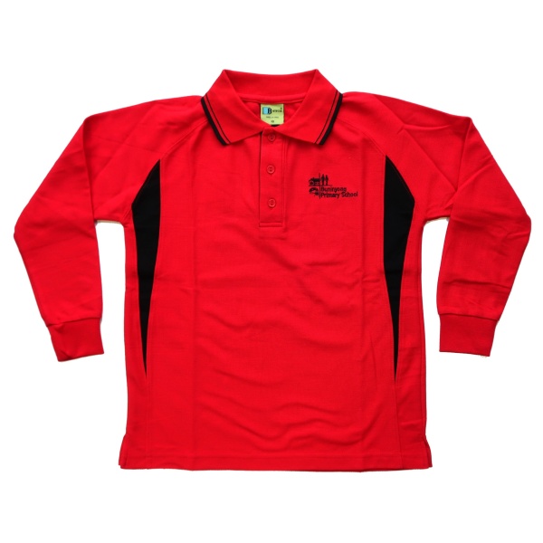 LONG SLEEVE POLO SHIRT