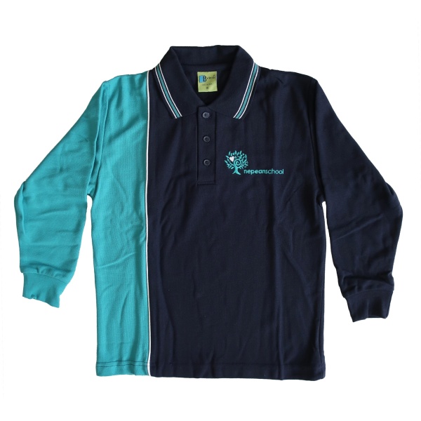 LONG SLEEVE CONTRAST POLO