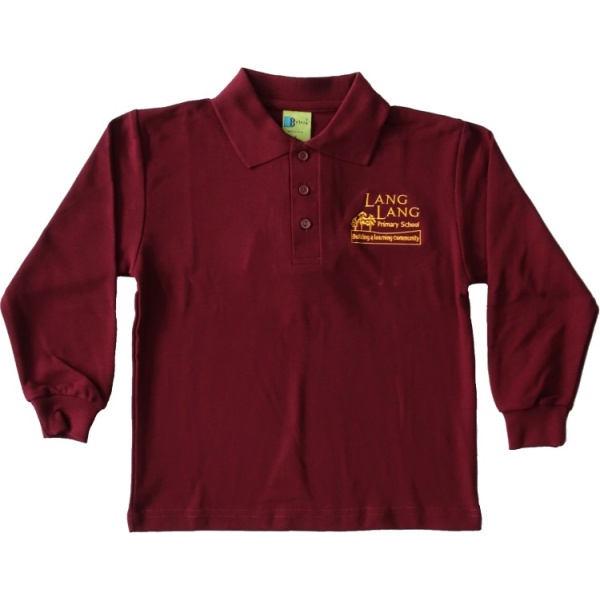 LONG SLEEVE POLO SHIRT