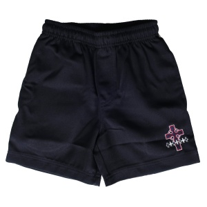 BOY'S SURF STYLE GABERDINE SHORTS WITH INTERNAL ZIP-POCKET