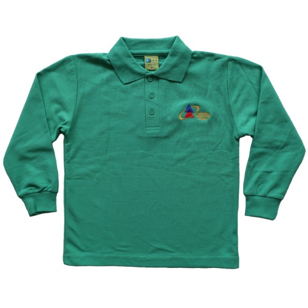 LONG SLEEVE POLO PIQUE SHIRT