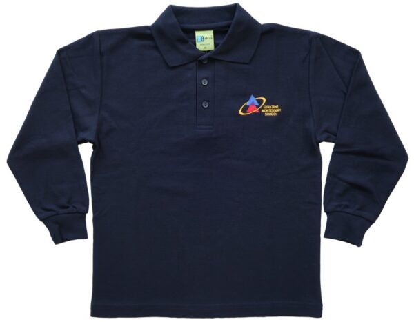 LONG SLEEVE POLO PIQUE SHIRT