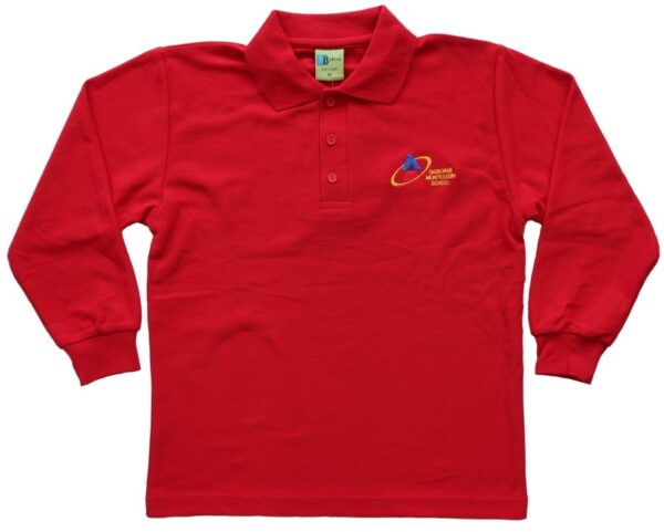 LONG SLEEVE POLO PIQUE SHIRT