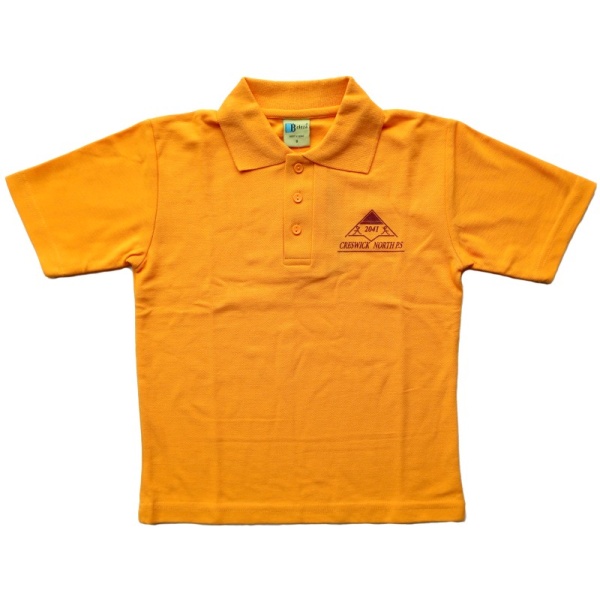 SHORT SLEEVE POLO SHIRT - GOLD