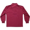 LONG SLEEVE POLO SHIRT - MAROON