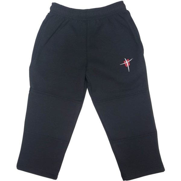 STRAIGHT LEG TRACK PANTS WITH DOUBLE