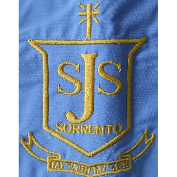 GIRL'S LONG SLEEVE PETER PAN COLLAR SHIRT