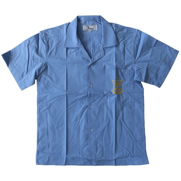 BOYS S/S SHIRT WITH SPLIT ENDS