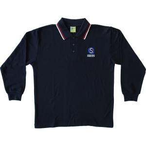 LONG SLEEVE POLO PIQUE SHIRT